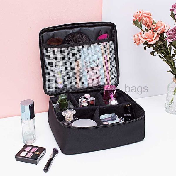 Totes Corée Simple Portable Maquillage Sac De Maquillage Étanche Voyage En Plein Air Ins Énergie éolienne Super Feu Grande Capacité Lavage Stockage caitlin_fashion_ bags