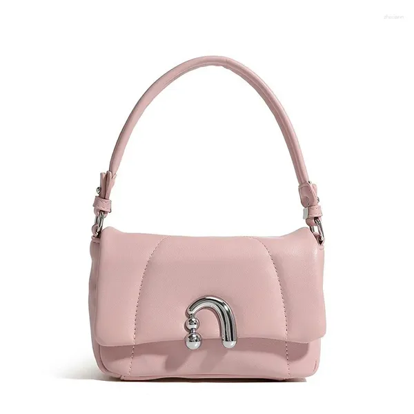 Totes coréens Pu Leather épaule crossbody sac femmes tendance mode luxe femme fourre-tout de créateur de petites sacs à main femelles sacs à main