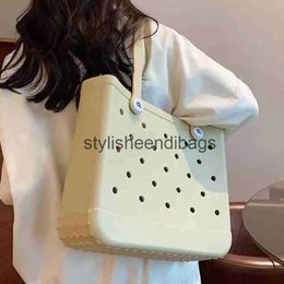 Totes l / xl Grands plages sacs Boggs Summer étanche Eva Femelle Tote Sac à main Voyage Femme Femme SHOPE