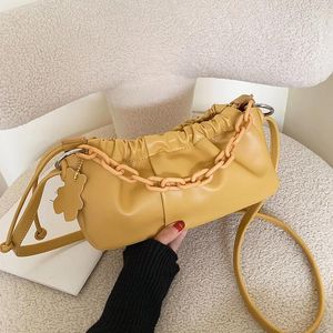 Fourre-tout sac de luxe pour femmes 2024 rétro boulette forme messager mode femme bandoulière sacs à bandoulière sac à main nuage Pack