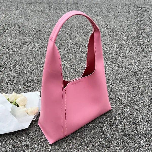 Totes Diseñador de lujo Bolso de hombro femenino Tendencia de moda Underarm Hobo Tote Bolsos de viaje Color sólido Bolsos de cubo para mujer 2024