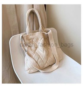 Totes Luxury Handbag Women's 2023 Nouveau Messager rétro tricoté Caitlin_Fashion_Bags