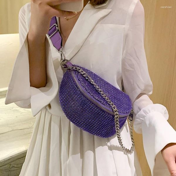 Fourre-tout sac à main de luxe femmes couleur unie chaîne sac à bandoulière pour été doux épaule dame voyage bandoulière #30