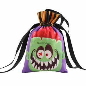 Totes Nuevo bolso de dulces para niños de Halloween Accesorios de Halloween Bolso con cara de calabaza Bolsa de regalo05blieberryeyes