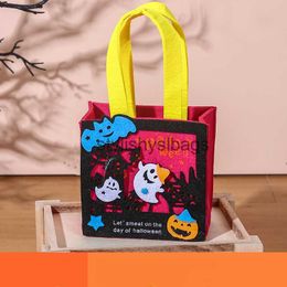 Bakken Nieuwe Halloween Party Non-woven Pompoen Tas Draagbare Snoep Tas Festival Kinderen Snoep Op zoek naar Prop03stylishyslbags