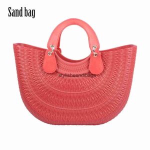 Totes Obag Style de sac de sable avec poignées de ceinture incurvées concises sac étanche souple en caoutchouc silicone O sable O sac femmes sac à main H24219