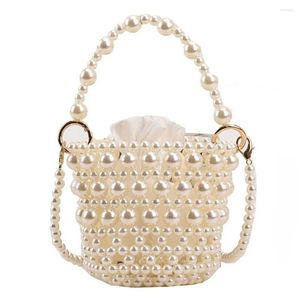 Fourre-tout poignée de perles sacs de dîner de soirée décontracté Mini élégant sac à main de fête mignon main perles vacances cadeau Shopping voyage