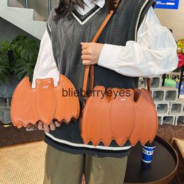 Totes Pu Halloween divertido bolso pequeño nueva moda lindo murciélago personalidad hombro Messenger Bagblieberryeyes