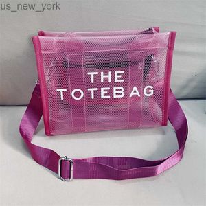 Totes PVC clair grande marque le sac fourre-tout concepteur décontracté sacs à main gelée transparente femmes pochette à main HKD230823