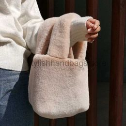 Totes Rabbit Soul Bag voor dames Winterzachte damesportemonnee Tas Warme dameshandtassen Stijlvol handtassenwinkel