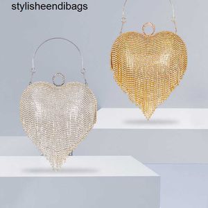 Totes Strass Pochette Or Doigt Anneau Soirée Sacs À Bandoulière Pour Femmes Diamants De Mariage De Mariée Sac A Main De Luxe Sac À Main éléganteendibags