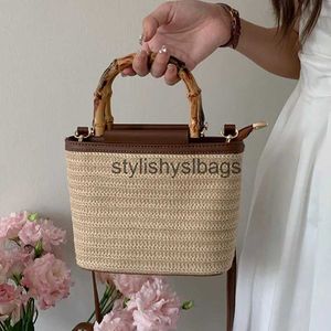 Fourre-tout Design Simple tissé sac pour femme 2024 nouveau sac à bandoulière mode sac à main pour femme H240330
