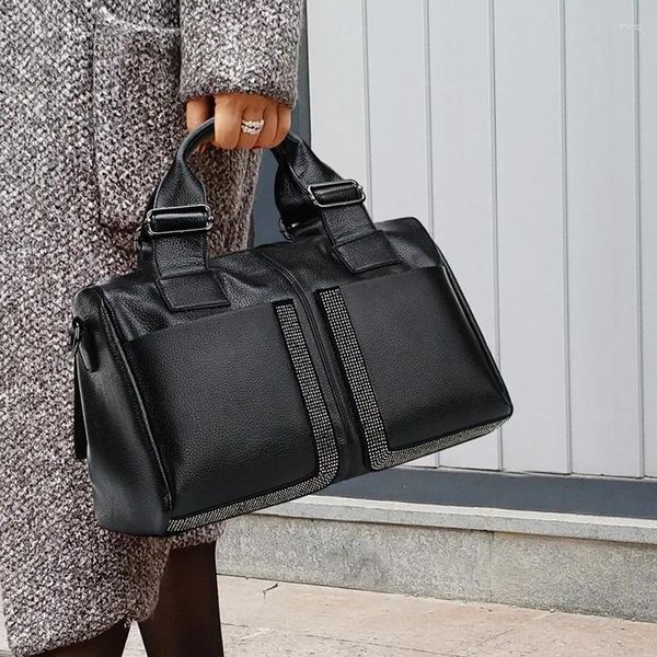 Fourre-tout élégant sac à bandoulière femme printemps/été 2024 sac à main de luxe bandoulière grande capacité en cuir souple