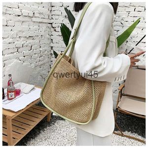 Totes été paille tissé Beac grande capacité femmes et sacs nouvelle mode femme Soulder sac Boo Premium Texture Designer ToteH24218