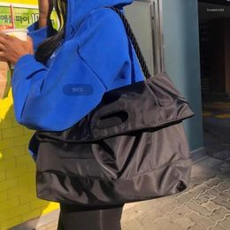 Fourre-tout femmes sacs à main en Nylon noir grande capacité sac de voyage décontracté femme épaule grands sacs à bandoulière Bolsas