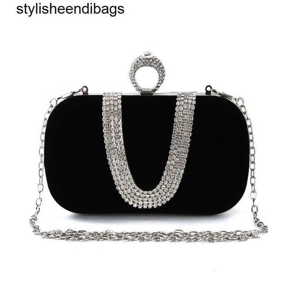 Bolsos de noche para mujer, bolso de mano de lujo con diamantes para fiesta, bolso de hombro con cadena negra y roja para mujer, bolsos de mano para monedero con estilo