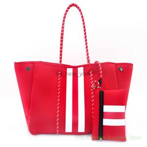 Totes femmes néoprène luxe sacs de plage sac fourre-tout grande capacité étanche dames mode sacs à bandoulière sac à main sac de plage grande taille HKD230818