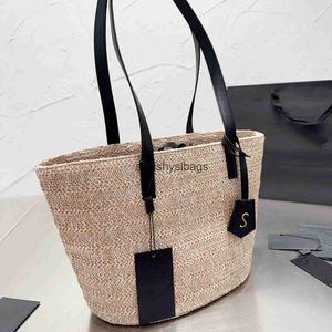 Totes WomenTotes Y-Lettre Sac fourre-tout Designer Paille Crochet Sacs de plage Luxurys Sac à main Mode Classique Grande Capacité Solide Couleur Sacs à mainH24227