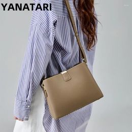 Tapés Yanatari en cuir authentique Sac à bandoulière vintage pour sac à main pour femmes