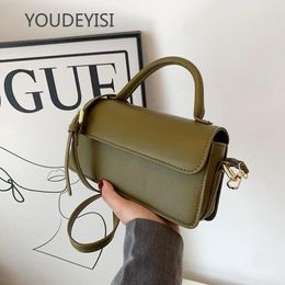 YOUDEYISI Schoudertassen: High-end Sense Messenger Bag met textuur, westerse stijl, matchende dameshandtas