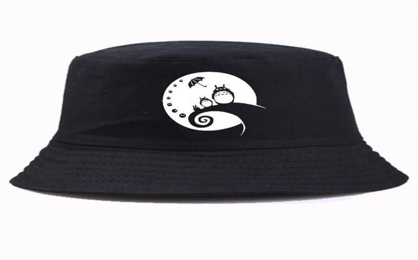 Totoro Ghibli Harajuku Kawaii sombrero de cubo verano Casual marca Unisex pescador hat9182805