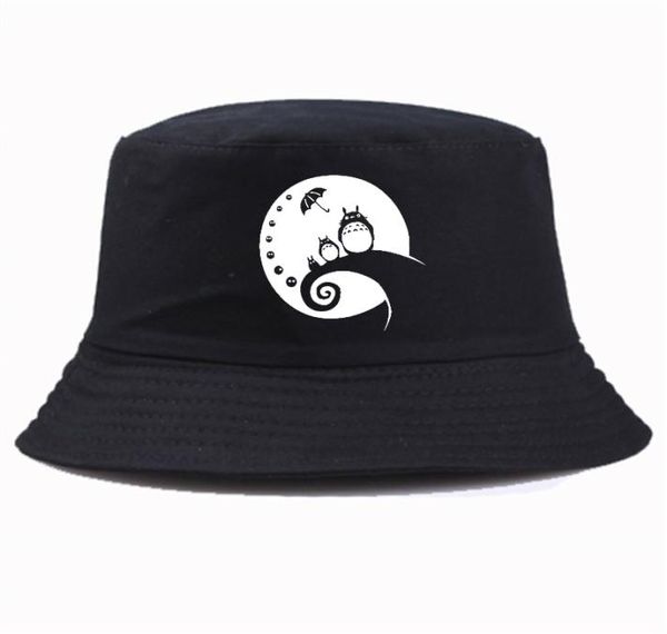 Totoro Ghibli Harajuku Kawaii sombrero de cubo verano Casual marca Unisex pescador hat1866924