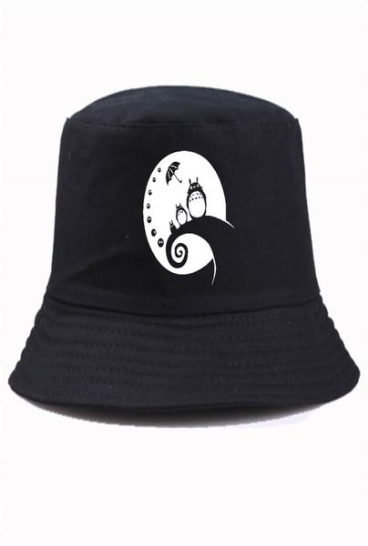 Totoro Ghibli Harajuku Kawaii sombrero de cubo verano Casual marca Unisex pescador hat4370420