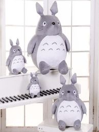 Totoro jouets en peluche doux animaux en peluche Anime dessin animé oreiller coussin mignon gros chat Chinchillas enfants anniversaire cadeau de noël 20099711607