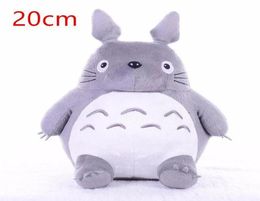 Totoro zacht knuffeldierkussen mijn buurman totoro plush poppen speelgoedkussen voor kind baby verjaardag kerstcadeau 6 8 20 cm QYLM1896291