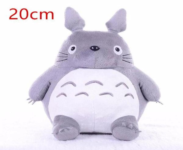 Cojín de animales de peluche suave Totoro mi vecino Totoro Plush Doll Toy Almohada para niños Regalo de Navidad de cumpleaños 6 8 20cm Qylm4099201