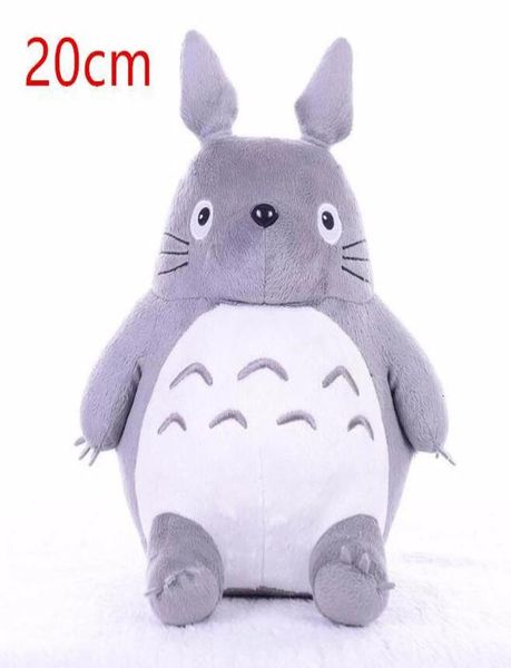 Totoro Soft relleno de animales mi vecino Totoro Plush Doll Toy Almohada para niños Regalo de Navidad de cumpleaños 6 8 20cm Qylm4342253