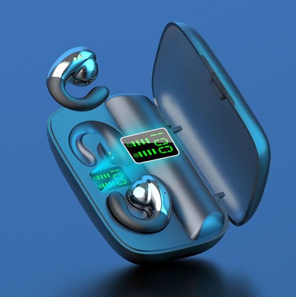 Pantalla digital táctil Tipo de clip para la oreja Transmisión ósea Auricular Inalámbrico compatible con Bluetooth Auricular Auricular deportivo