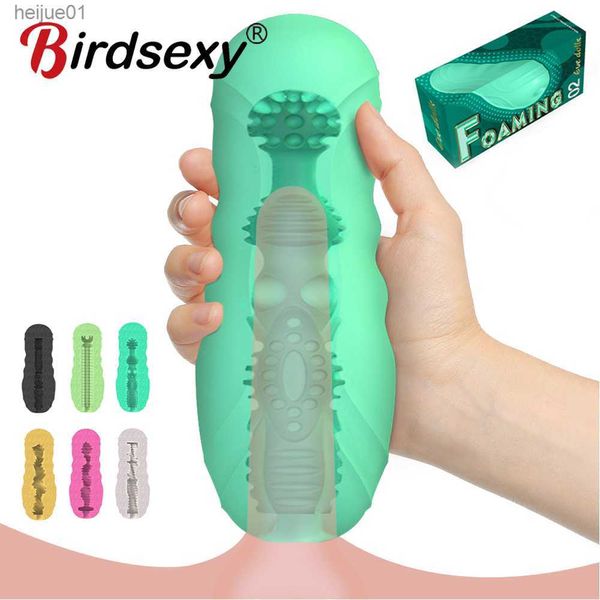 Touch Male Masturbator Cup Réaliste Vagin Poche Pussy Homme Masturbation Gland Fellation Avion Coupe Sucer Produit de Sexe pour Hommes L230518