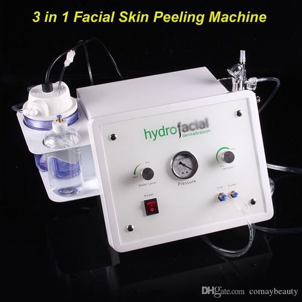 Écran tactile 3 en 1 Silk Peel hydrodermabrasion Diamond Peel Microdermabrasion machine peeling facial à l'oxygène SPA Équipement soins de la peau