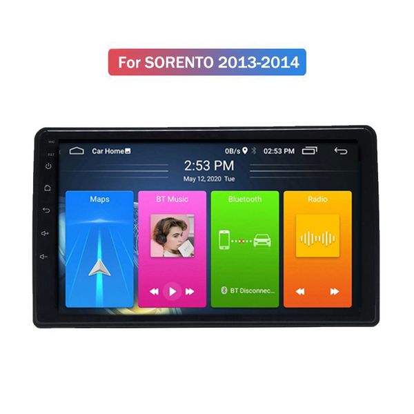 Reproductor de DVD para coche Android 10 con pantalla táctil para KIA SORENTO 2013-2014 Radio con GPS