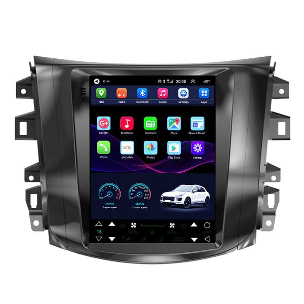 Système de navigation radio de lecteur DVD de voiture à écran tactile pour Nissan Navara 2016-2018 BT Wifi GPS