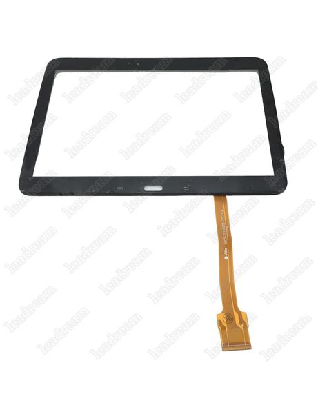 Écran tactile numériseur lentille en verre avec bande pour Samsung Galaxy Tab 3 10.1 P5200 écrans de tablette PC gratuit DHL