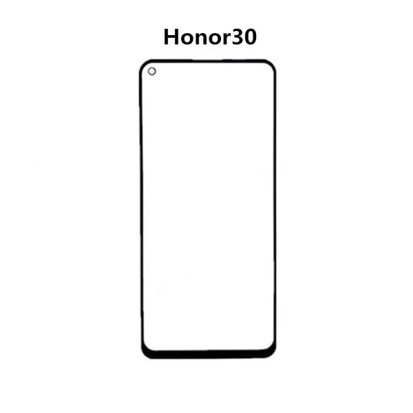 Écran tactile pour Huawei Honor 10 Lite 20 Pro 30 30i 30S Affichage de l'écran LCD Affichage Out Verre Remplacer les pièces de réparation + OCA