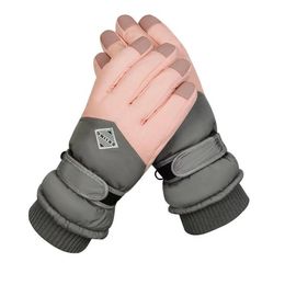 Gants à écran tactile pour femmes hommes extérieur vent étanche conduite course hiver gant chaud