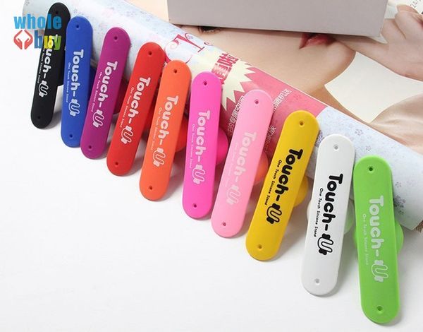 Touch U Sucking Sucker Ventouse Support de téléphone Silicone Touch U Mount Stand pour Xiaomi Samsung LG HTC Huawei Tous les smartphones 1000pcs / lot