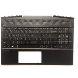 Pavé tactile avec clavier rétroéclairé pour HP Gaming Pavilion 15-DK 15-DK0126TX TPN-C141 compatible avec le numéro de pièce L57594-001
