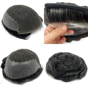 Toupees Lace Front Men Toupee al por mayor de alta calidad CAIR CHEARE HUMAN PEACE TOUPEE