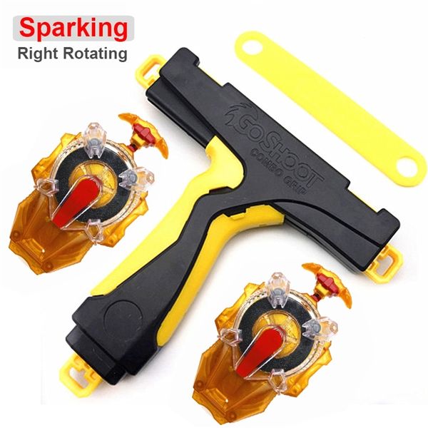 Toupie Beyblades Burst Sparking Launcher Swing droit avec guidon 2 en 1 GT Metal Fusion Spinner Accessoires Jouets pour enfants 220505
