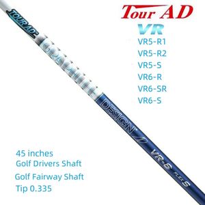 Tour AD VR5VR6 Golfbestuurders SHAFT EN Fairway Wood Carbon Club Shafts Flex R1R2RSSR 45 inch Tip 0335 240506
