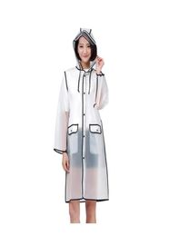 Visit des hommes Plastique Long Sac à dos épais épaisses Bbybze Femmes Poncho Raincoat Hooded dames randonnée SCOLOG SCHOLOG RAI VRAIES DE RAISE EKDNC3711027