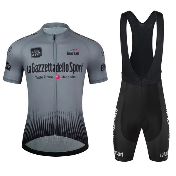 Tour d'italie vêtements de vélo maillot de cyclisme ensemble été vélo de route à manches courtes vêtements hommes vtt vêtements de Sport 240202