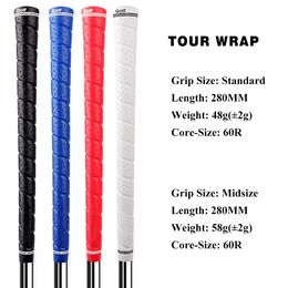 Tour Wrap 2G 71013PCSlot Golf Grip 3 Colors TPE Materiaal Standaard Middelgrote clubgrips 240422