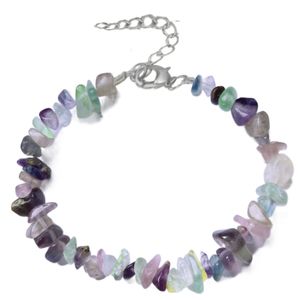 Mémorial touristique Géométrique Forme Natural Crystal Agate Stone Bracelet en pierre Semi-précieuse Bracelet Bijoux en pierre irrégulière pour hommes et femmes