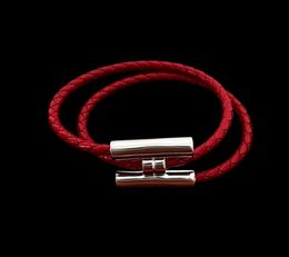 Tournis Tresse bracelet bracelets en peau de mouton bracelet manchette de créateur bracelet contre qualité titane acier matériau premium cadeaux offici2791039