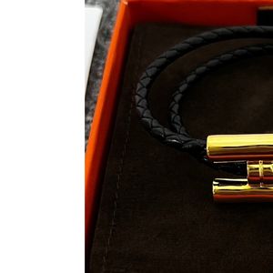 Tournis Tresse Armband koppels voor man ontwerper Schapenvacht armband Maat 15-24CM T0P Hoogste tegenkwaliteit met doos premium cadeau 015